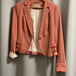 H&M Women's Peach Blazer